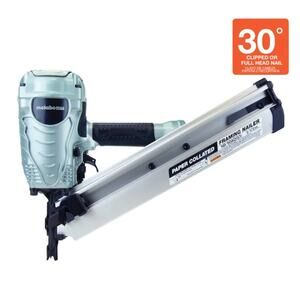 METABO EUC PAPER 30DEG PNUEMATIC FRAMING NAILER & NAILS COMBO